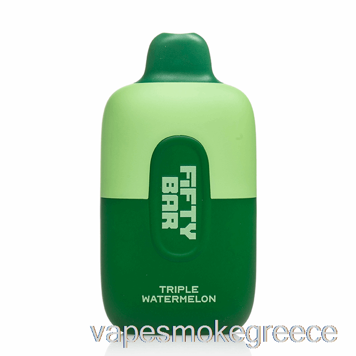 Vape Greece Fifty Bar 6500 τριπλό καρπούζι μιας χρήσης
